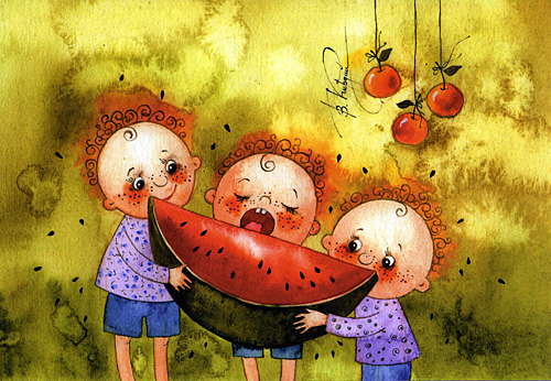 August: Watermelon Seeds